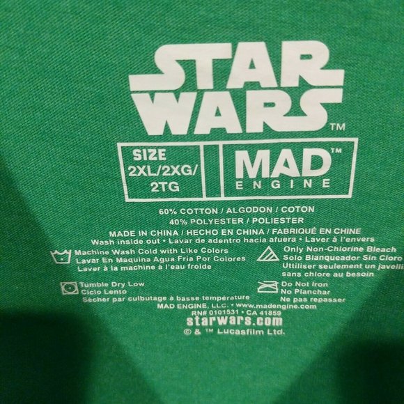 Star Wars The Child "May The Gifts Be With You" Tee. Adult Size 2XL - Picture 4 of 4